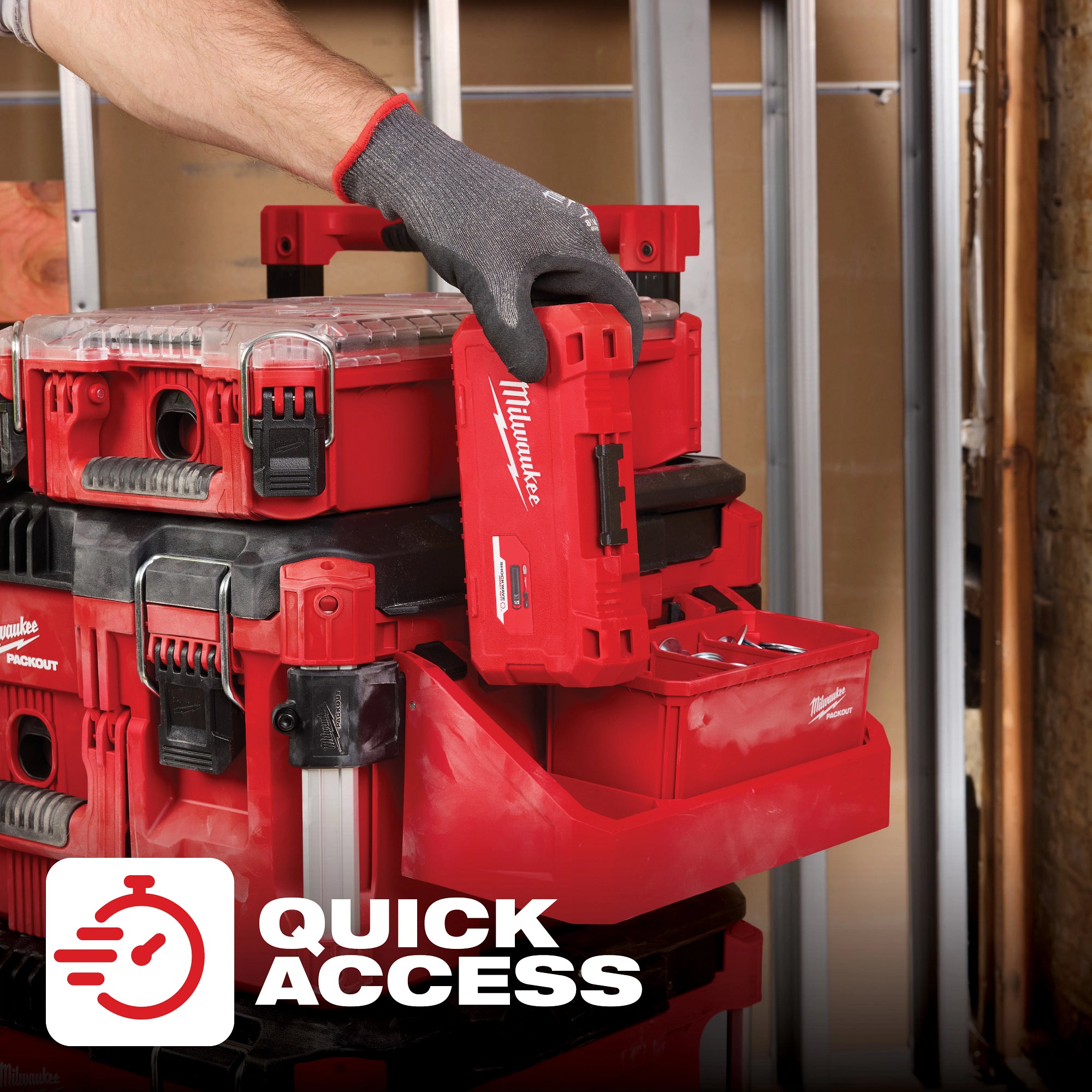 Milwaukee 48-22-8605 Packout Tool Box Tray Attachment