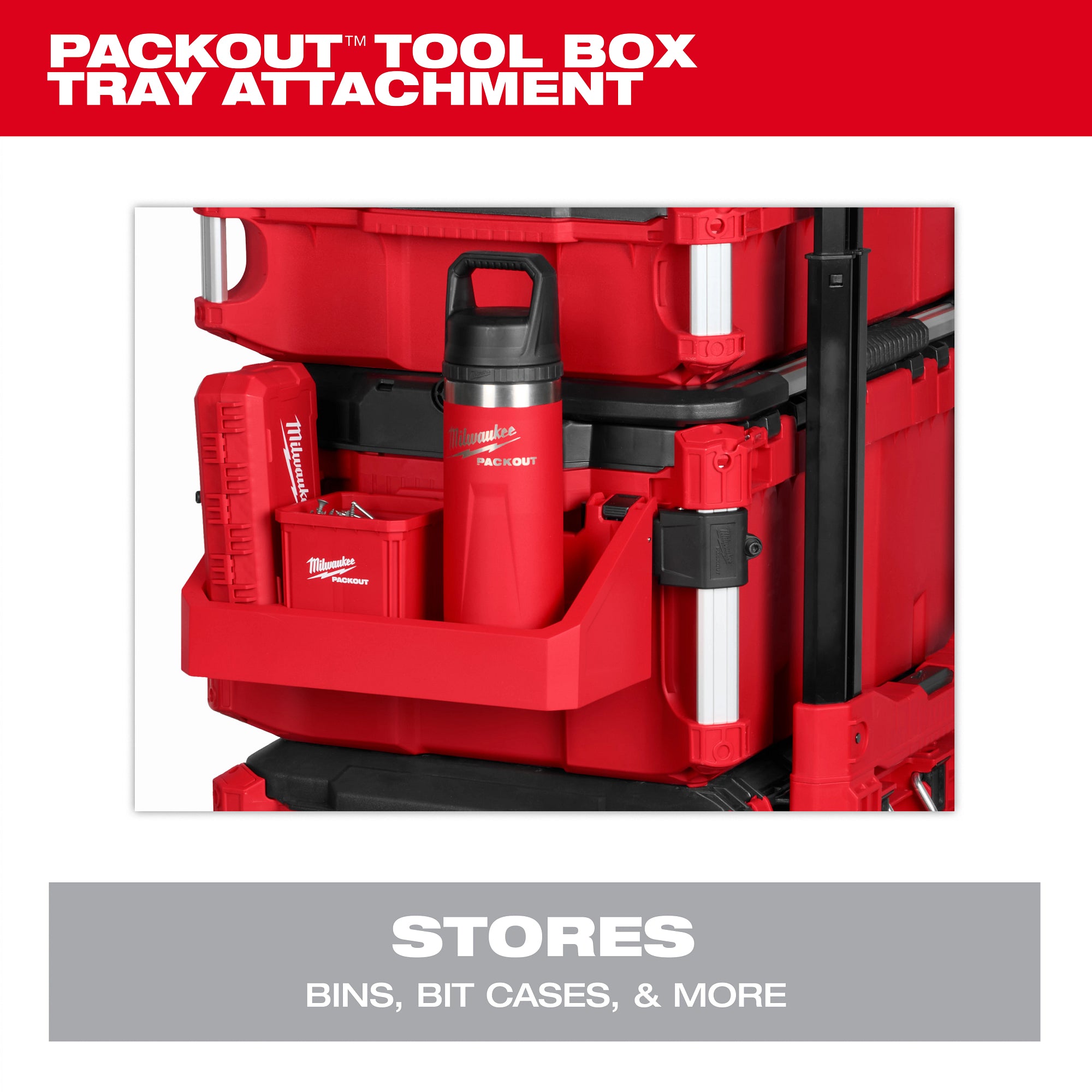 Milwaukee 48-22-8605 Packout Tool Box Tray Attachment