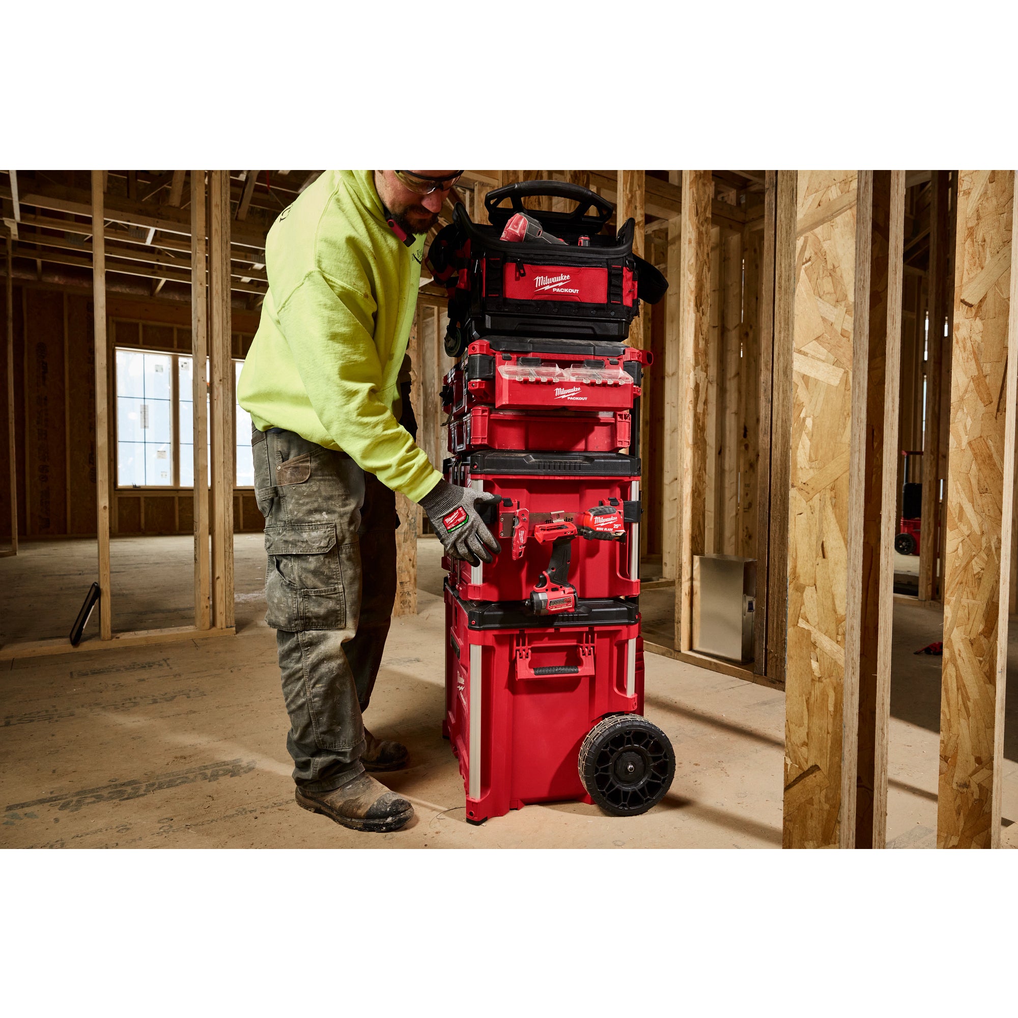Milwaukee 48-22-8609 Packout Tool Box Belt Clip Rack Attachment