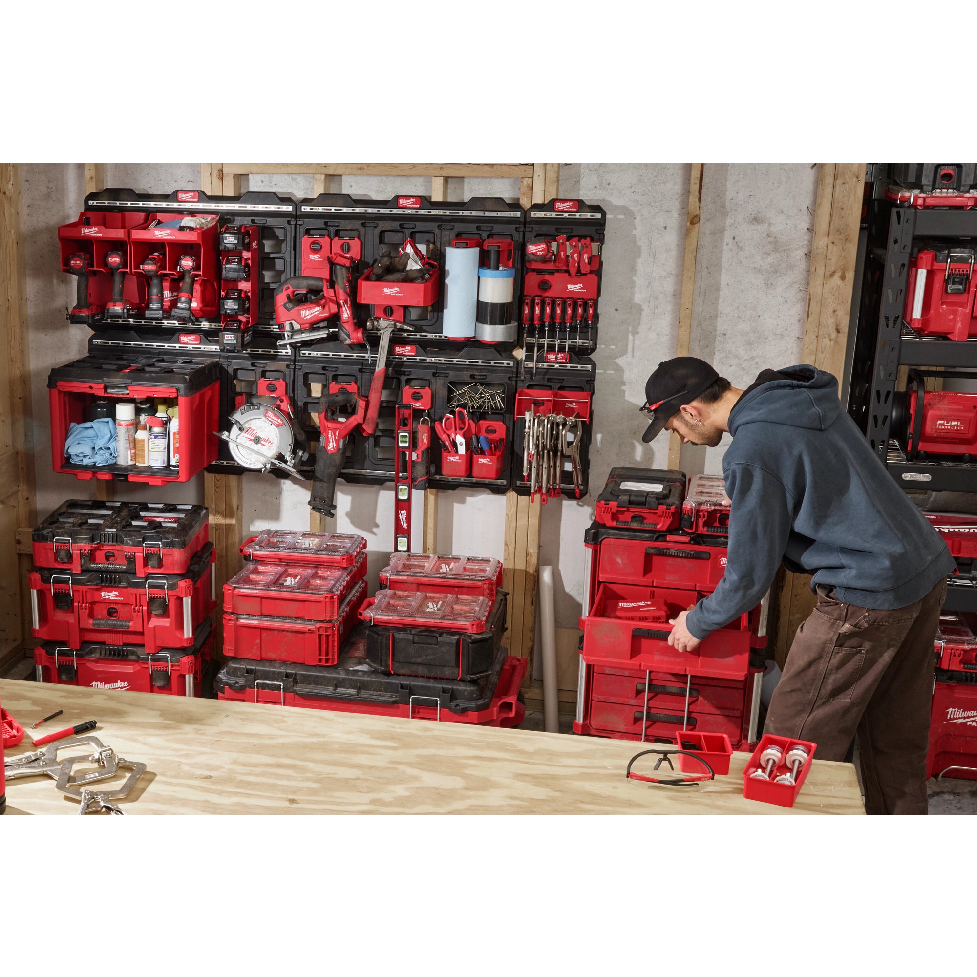 Milwaukee 48-22-8496 Packout Tool Box Compact Wall Mount Plate