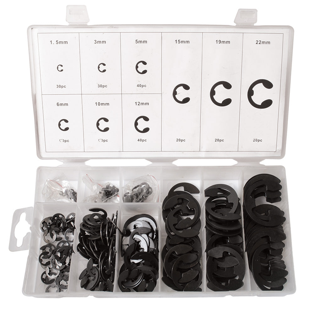 Braber 67.300.300 E- Clip Assortment 300Pcs Metric