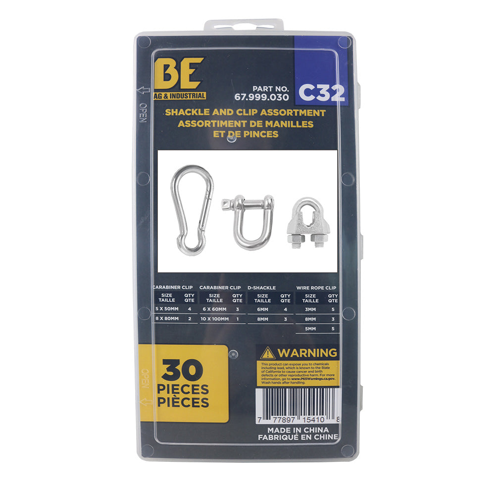 Braber 67.999.030 Shackle And Clip Assortment