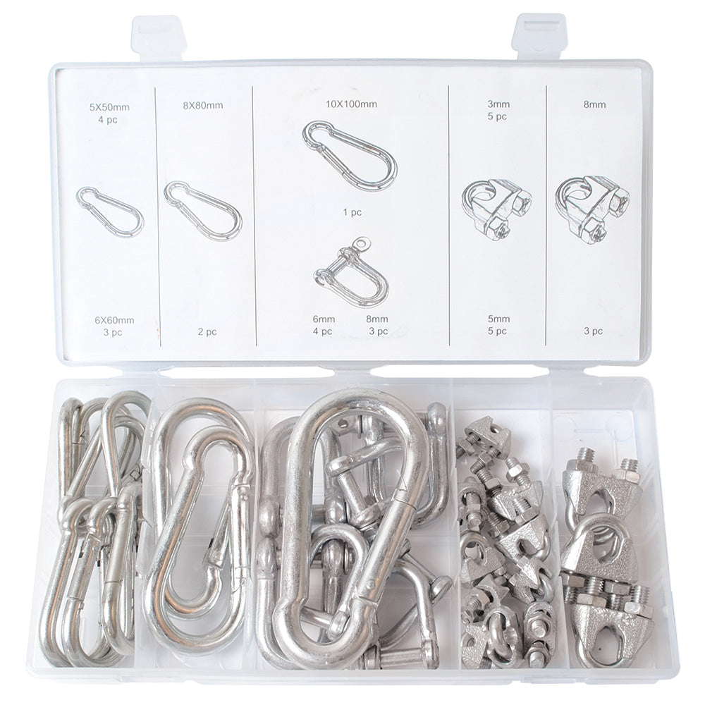 Braber 67.999.030 Shackle And Clip Assortment