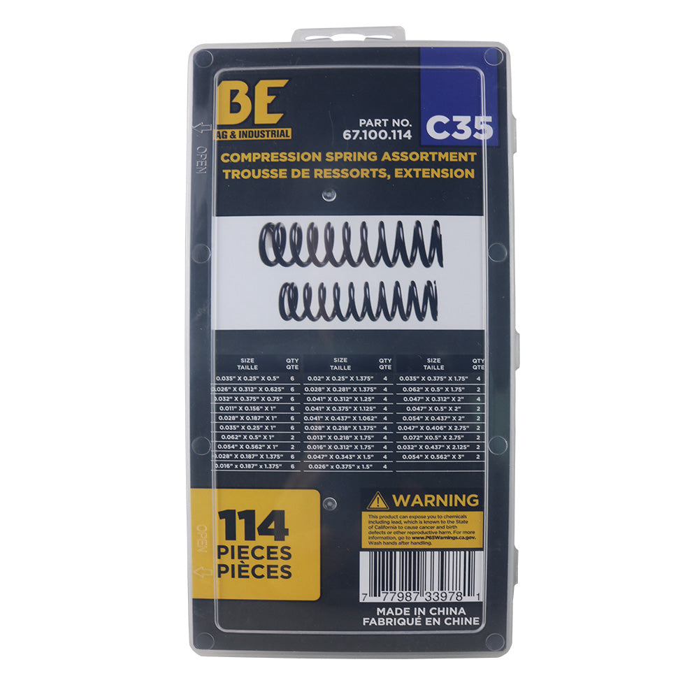 Braber 67.100.114 Compression Spring Assortment