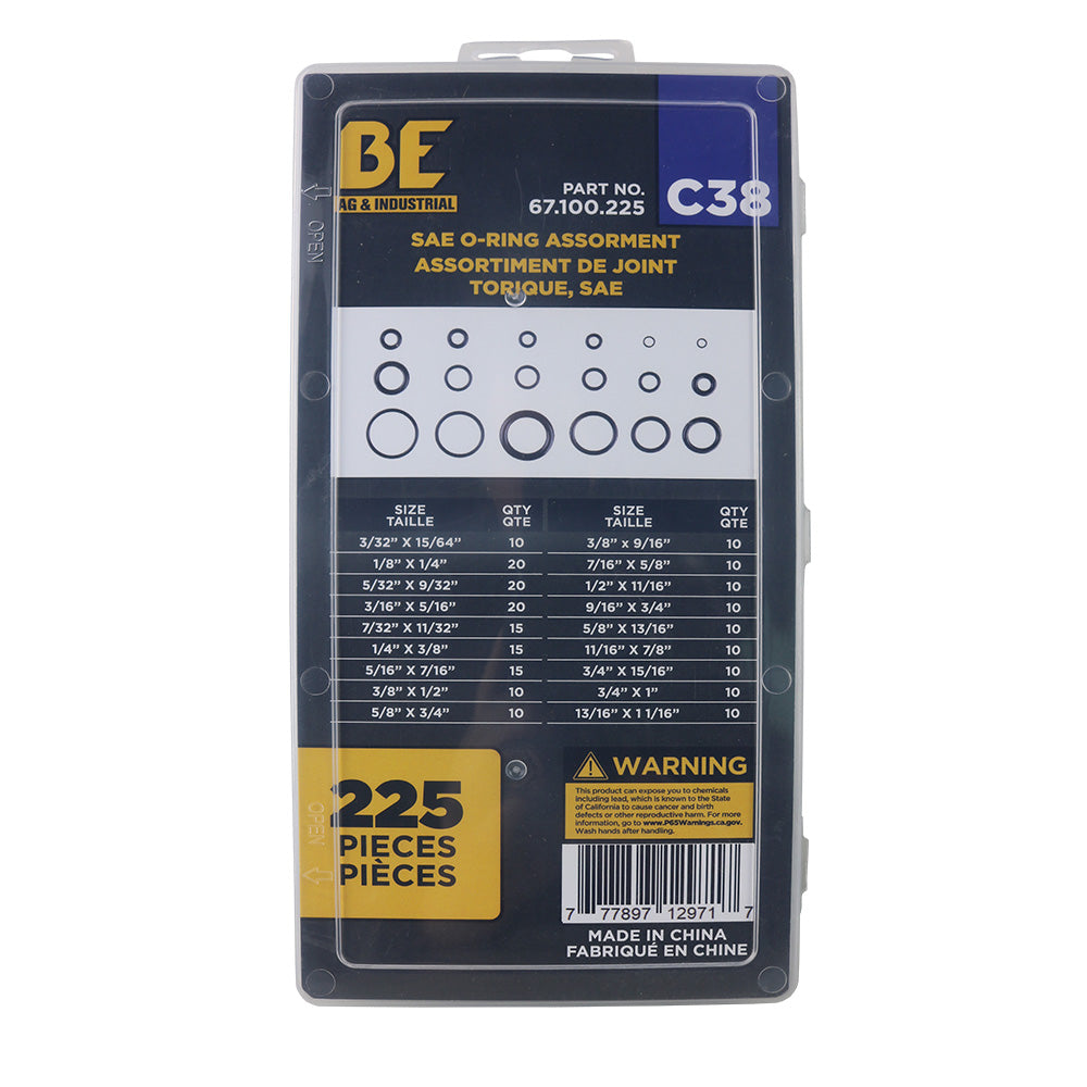 Braber 67.100.225 O-Ring, Kit Imperial 225Pc