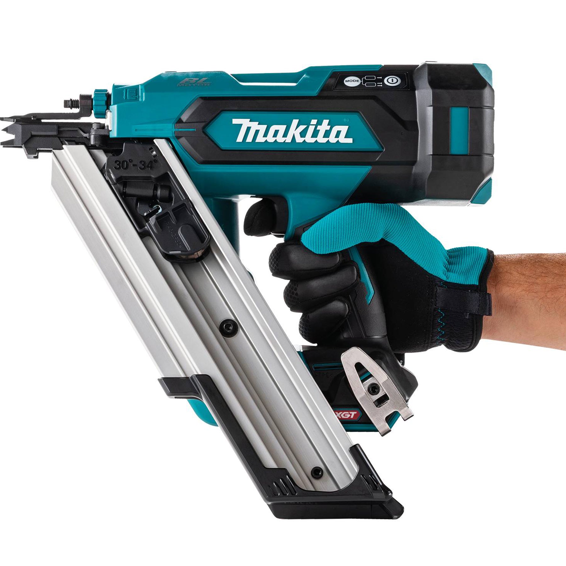 MAKITA
  BN001GZ01 40V Max XGT Brushless 3-1/2 in. Framing Nailer, 30-34° Clipped
  Head, Tool Only