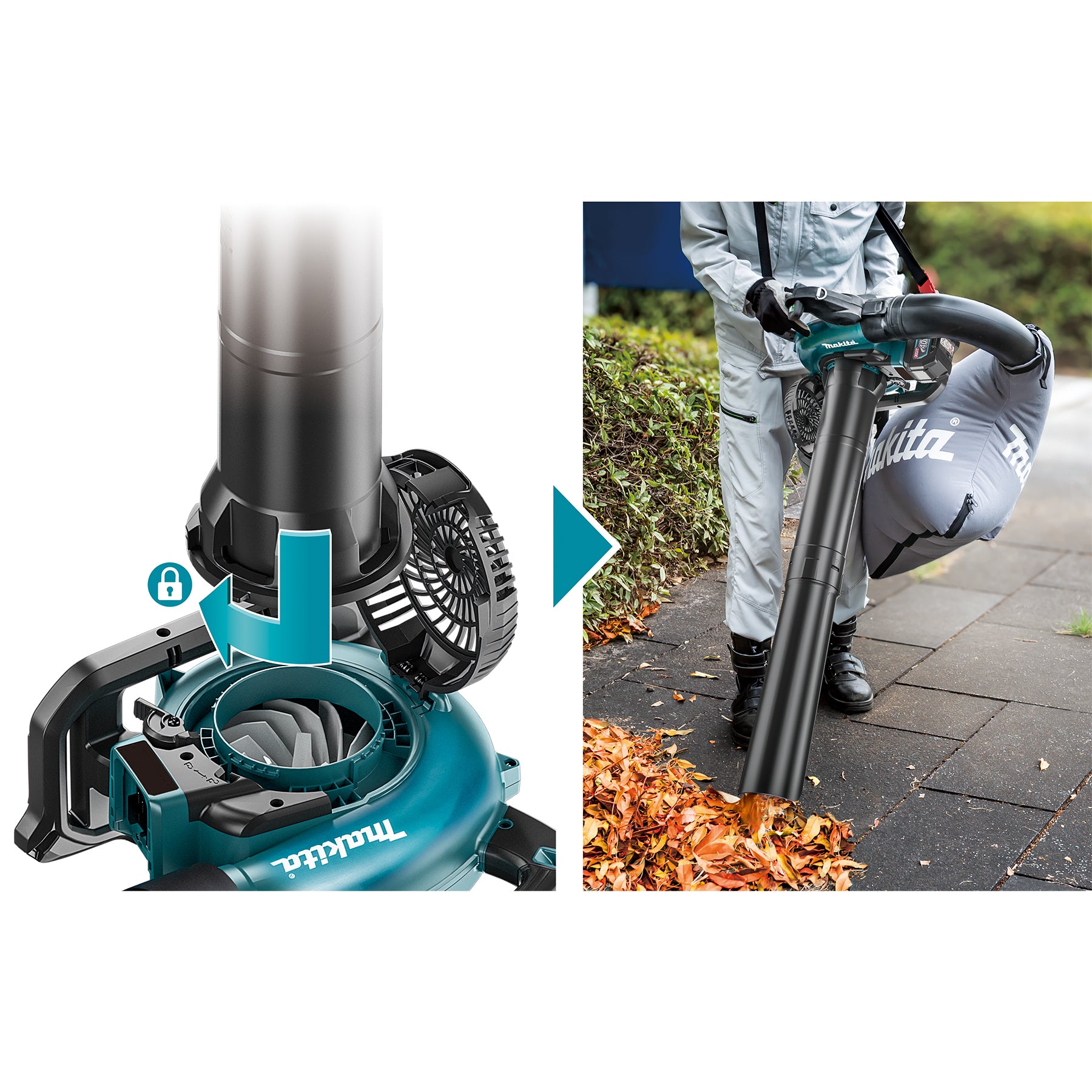 MAKITA UB003GZ 40V Max XGT
  Brushless 487 CFM Blower w/Vacuum Kit, Tool Only