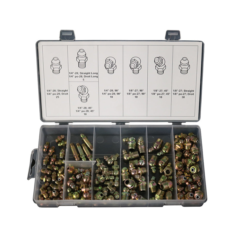 Braber 67.100.100 Fittings, Grse Asst 100Pc Sae