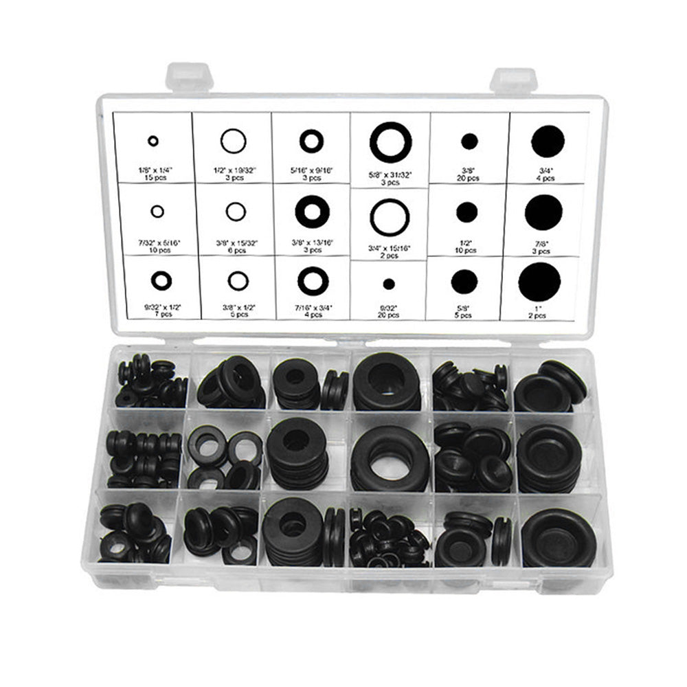 Braber 67.999.125 Rubber Grommet Asst 125Pc