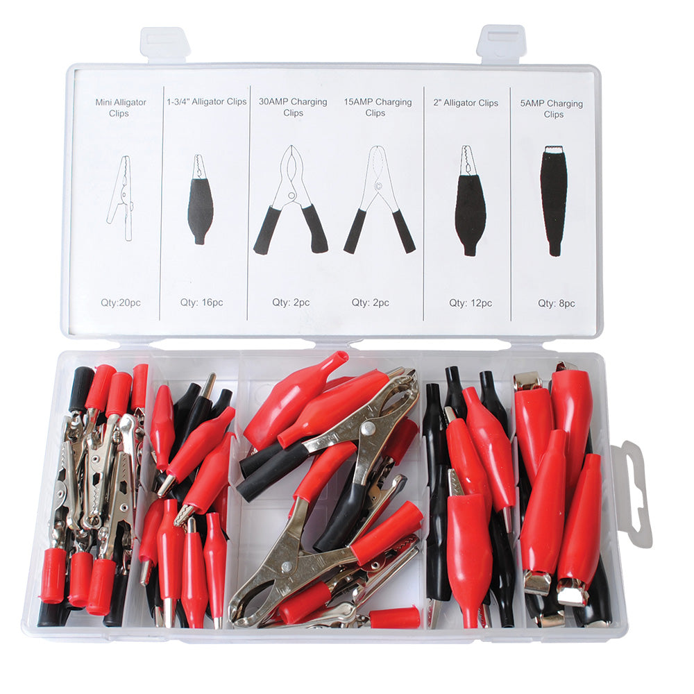 Braber 67.999.060 Alligator Clip Assort, 60Pc