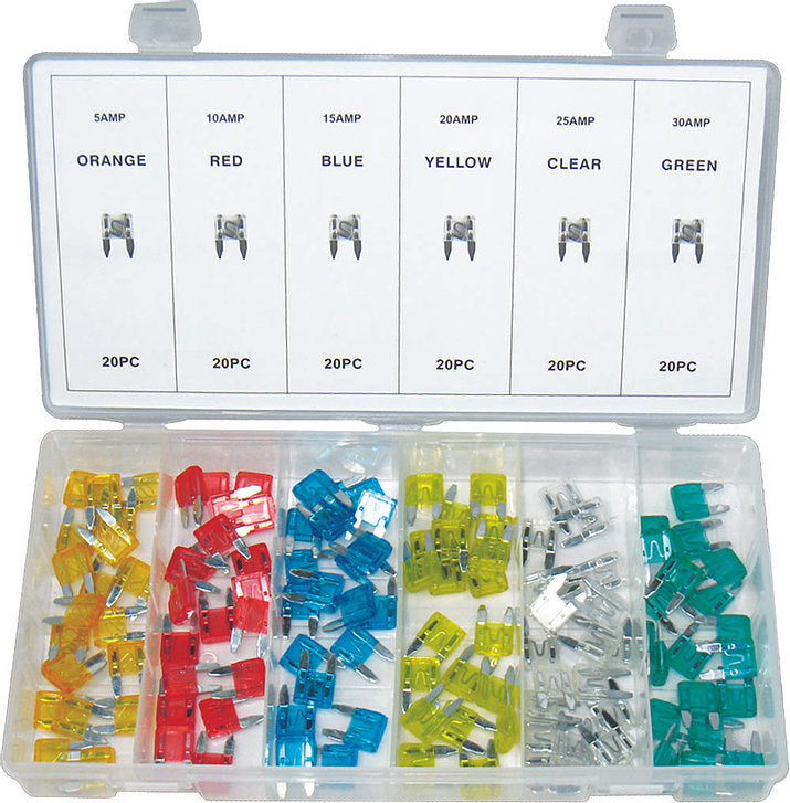 Braber 67.998.120 Kit, Fuse Mini Atm 120Pc