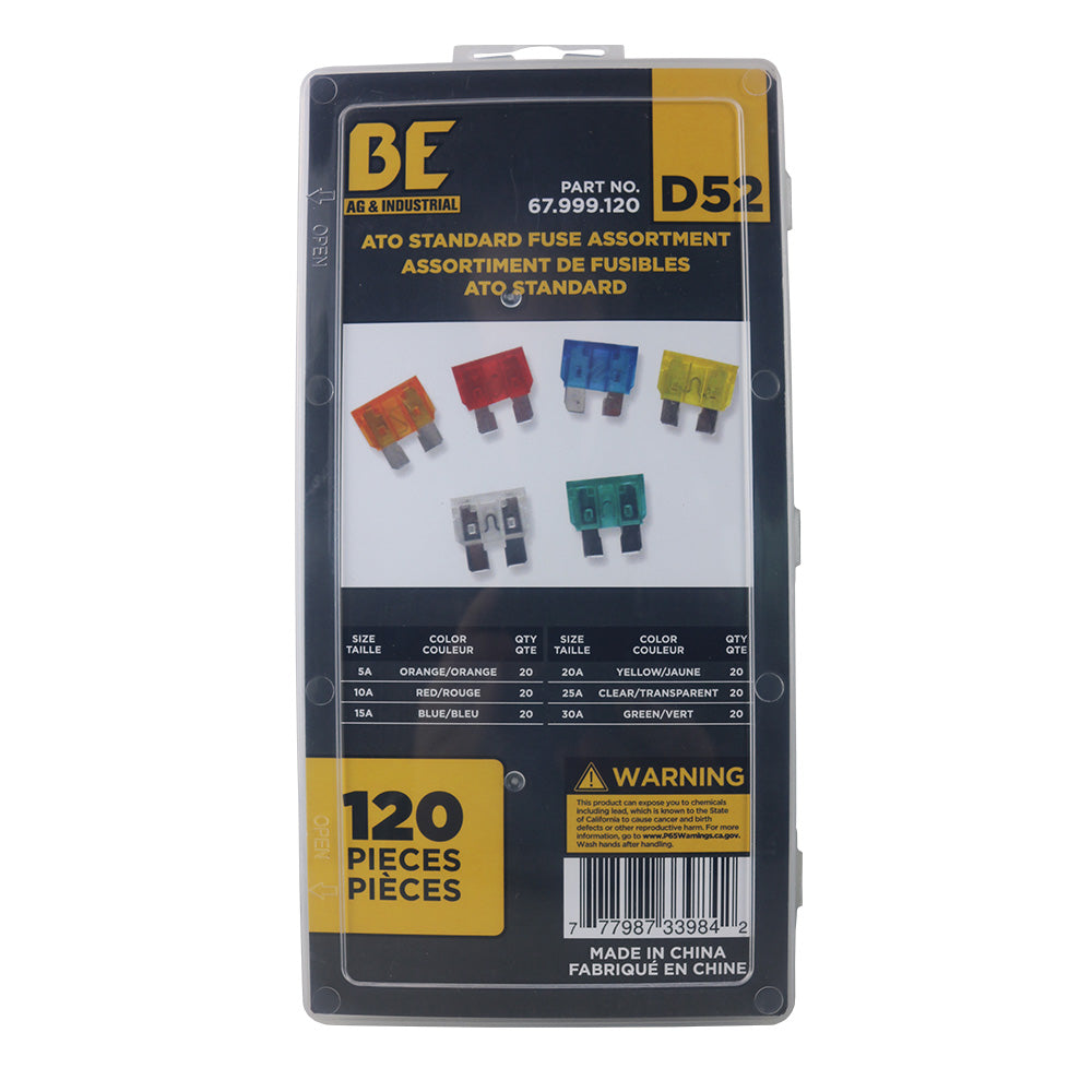 Braber 67.999.120 Kit, Fuse Standard Ato 120Pc