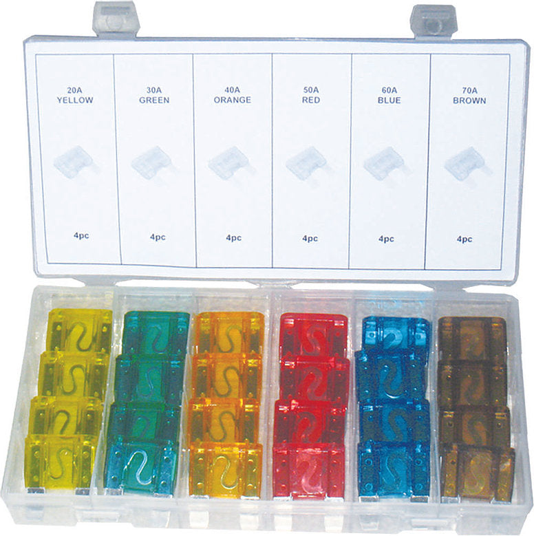 Braber 67.999.024 Kit, Fuse Maxi Atx 24Pc