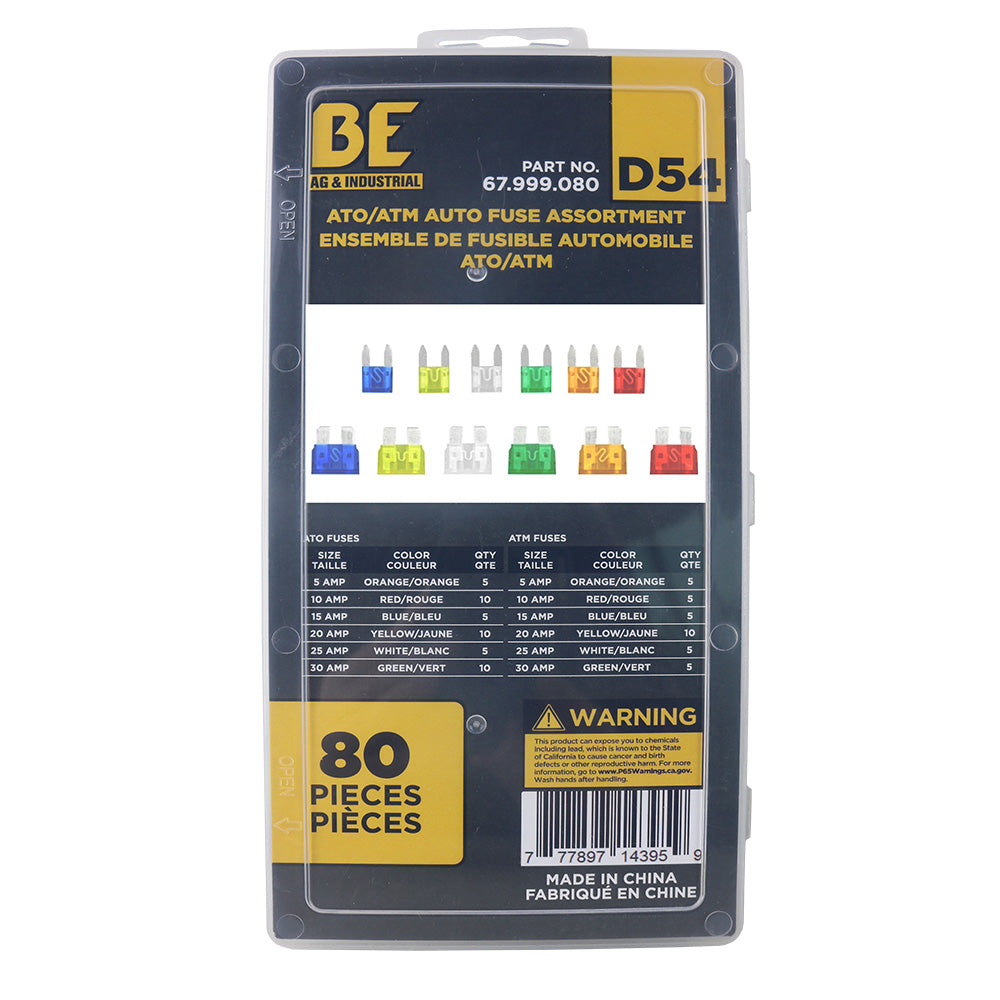 Braber 67.999.080 Kit, Fuse Prong 80Pcs