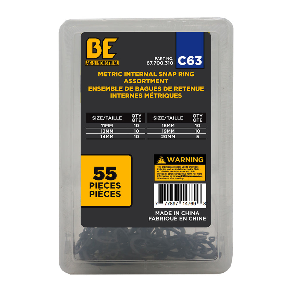 Braber 67.700.310 Kit, Internal Retain Rings