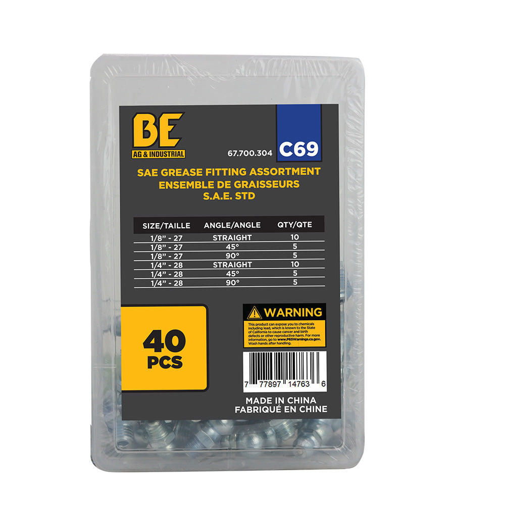 Braber 67.700.304 Kit, Grease Fitt. S.E.A. Std