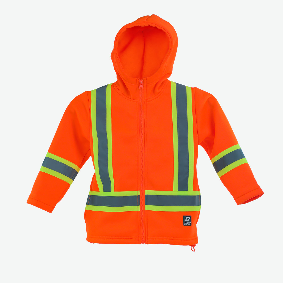 DuraDrive Kids Hi-Vis Fleece Safety Hoodie