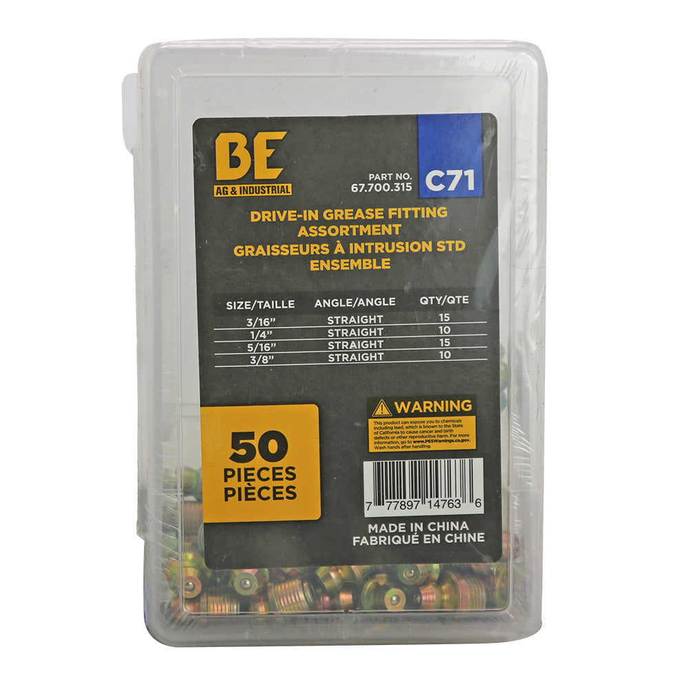 Braber 67.700.315 Kit, Drv In Grease Fitt Std