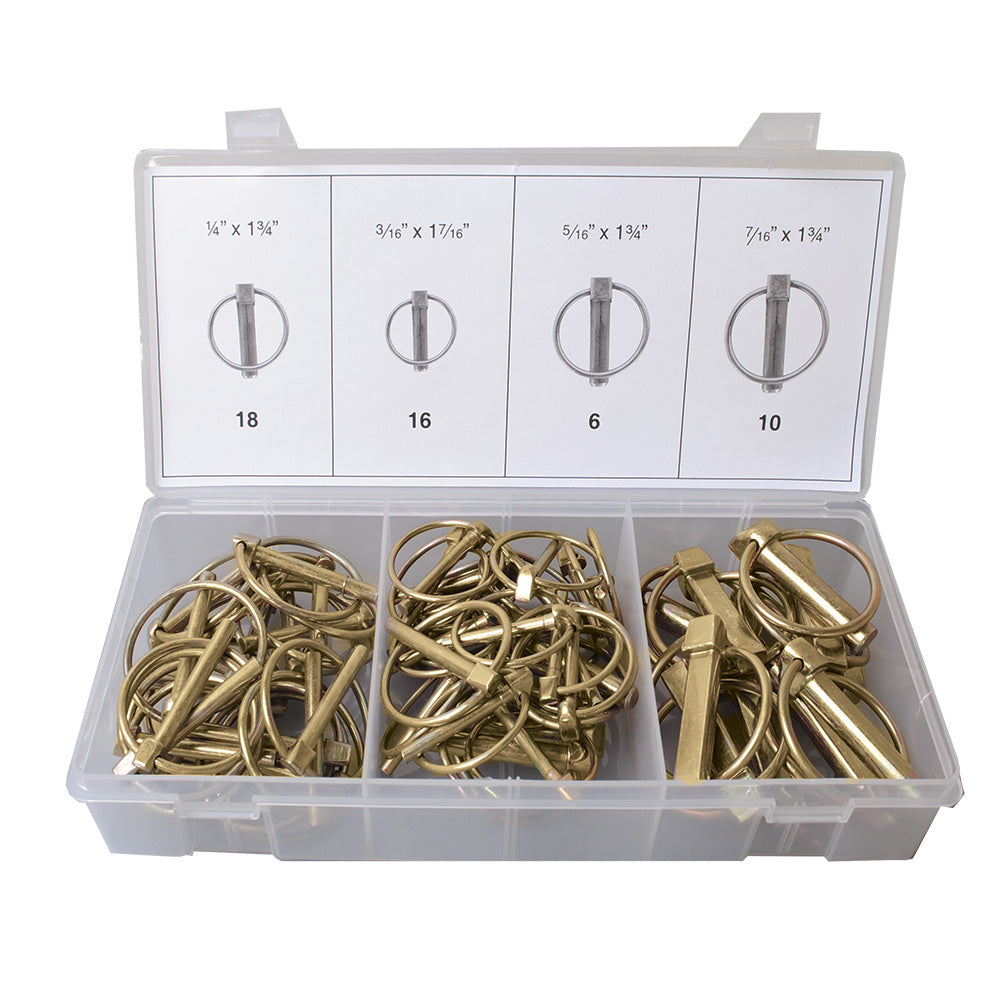 Braber 67.700.200 Lynch Pin Assortment, 50 Piece
