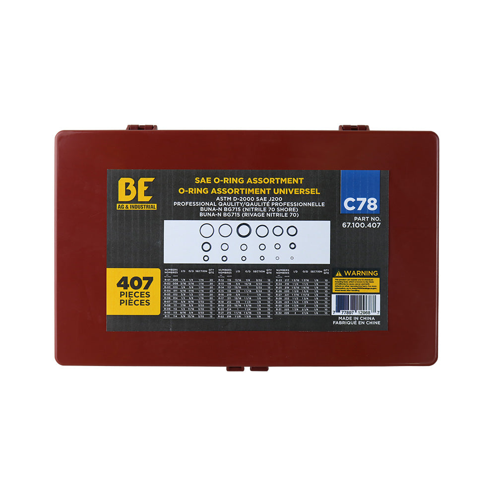 Braber 67.100.407 O-Ring, Kit Imperial 407Pc