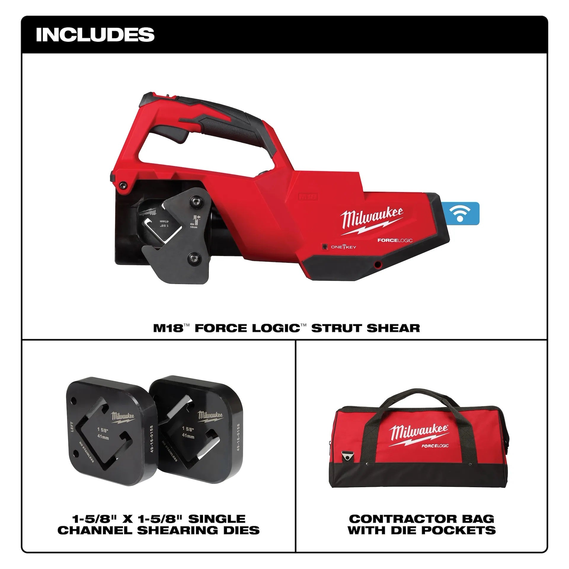 Milwaukee 2933-20 M18™ FORCE LOGIC™ Single Channel Strut Shear