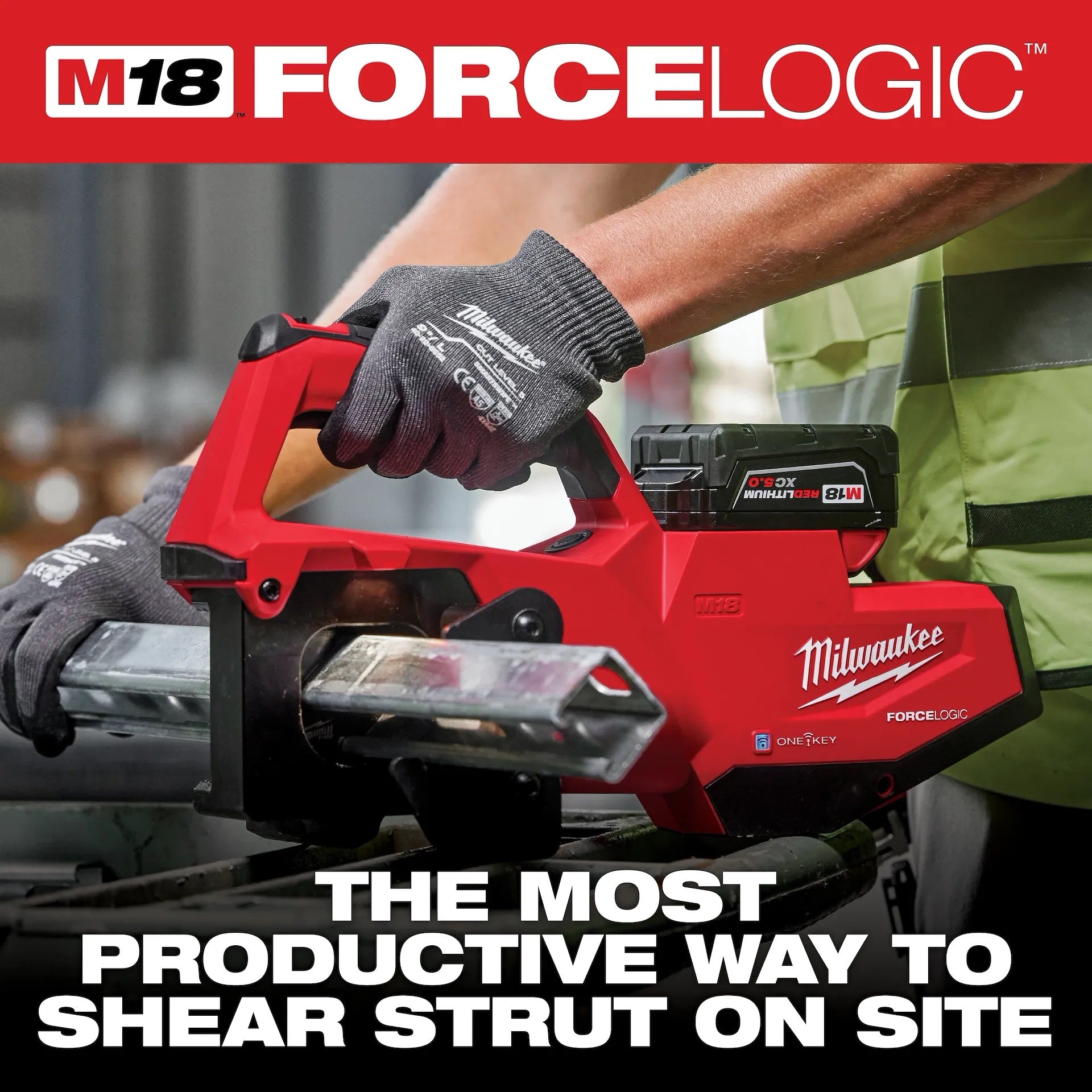 Milwaukee 2933-20 M18™ FORCE LOGIC™ Single Channel Strut Shear