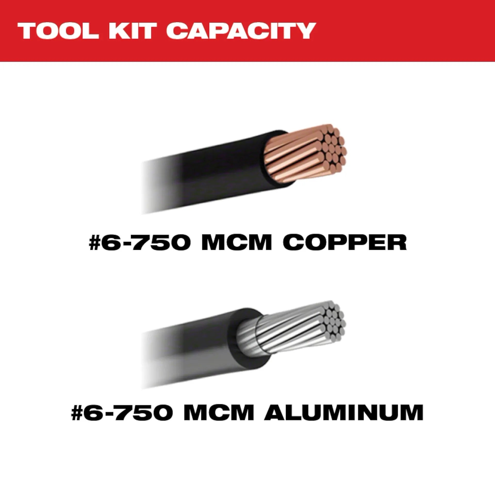 Milwaukee 2877-20 M18™ FORCE LOGIC™ 750 MCM Dieless Crimper