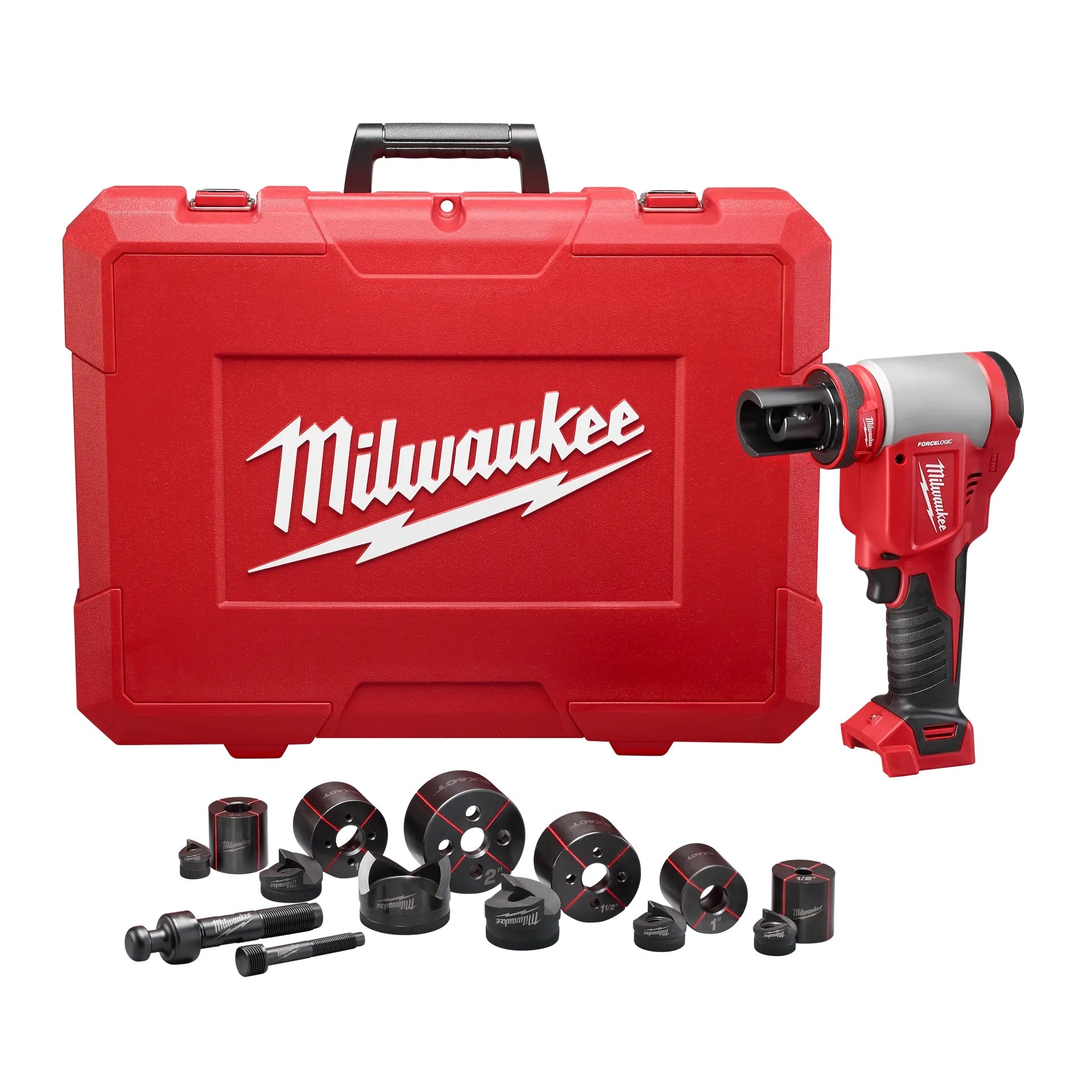 Milwaukee 2676-02 M18™ FORCE LOGIC™ 10 Ton Knockout Tool 1/2 in. to 2 in.