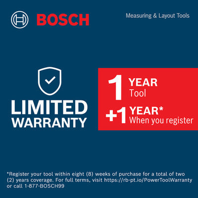 BOSCH GRL18V-34K 18V Green Dual Slope Rotary Laser Kit 4.0Ah, 1500 ft.