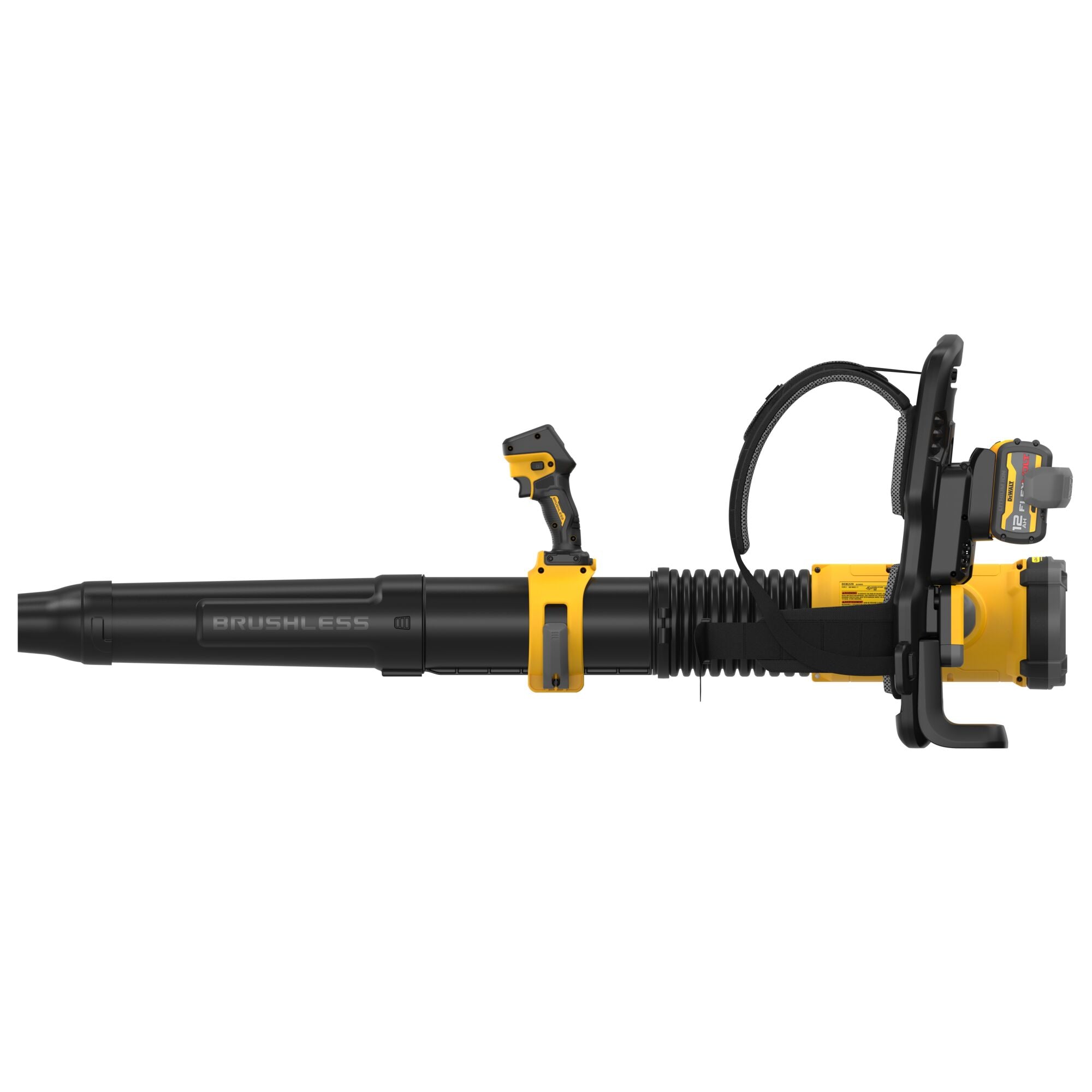 Dewalt DCBL570Y2 60V Flexvolt Backpack Blower,2X12Ah(850CFM)