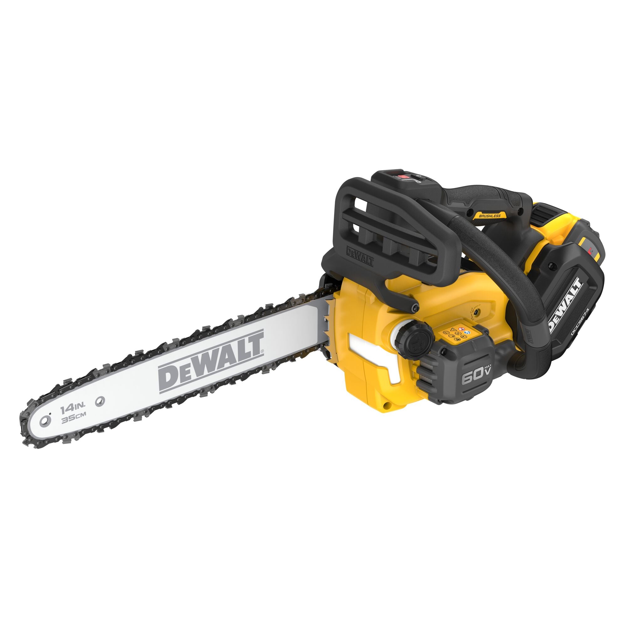 Dewalt DCCS674X2-CA 60V Top Hdl Chainsaw 14 in., 2X9.0Ah