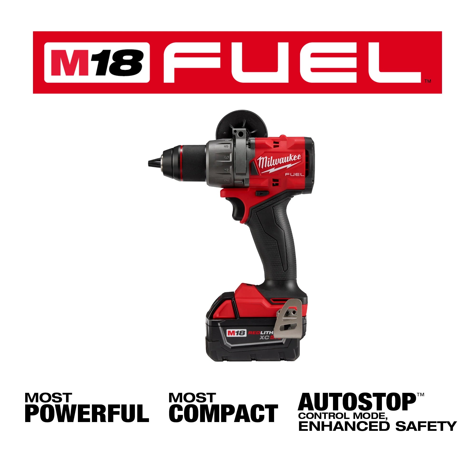 Milwaukee 3799-22 M18 Fuel 2 Tool Combo Kit 5.0Ah (Hammer/Surge)