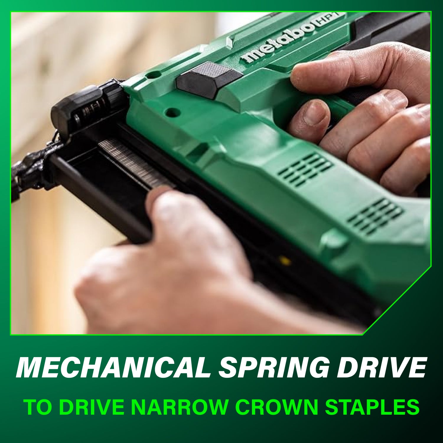 Metabo HPT N1804DBM 18V Narrow Crown Staper Kit 2.0Ah