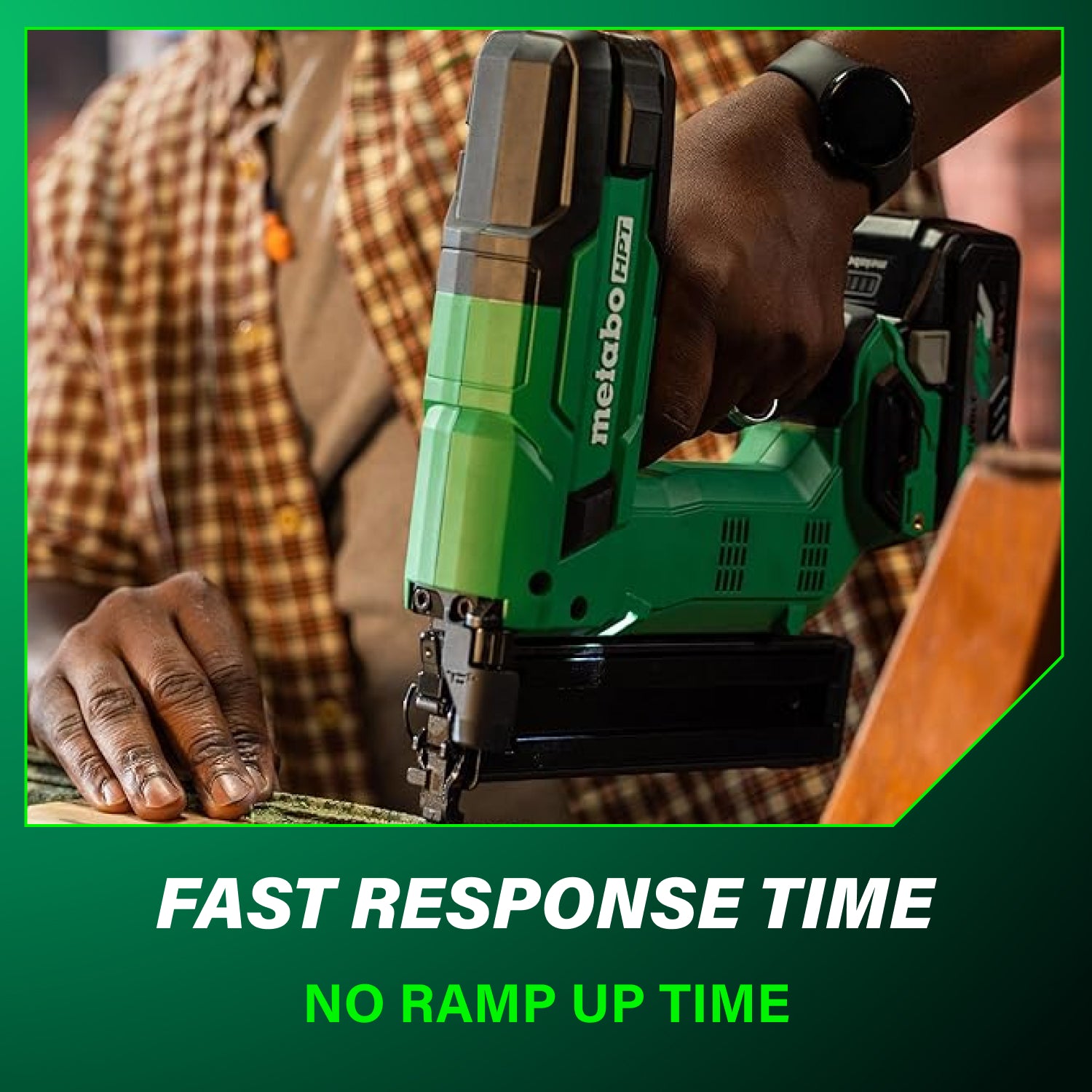 Metabo HPT N1804DBM 18V Narrow Crown Staper Kit 2.0Ah
