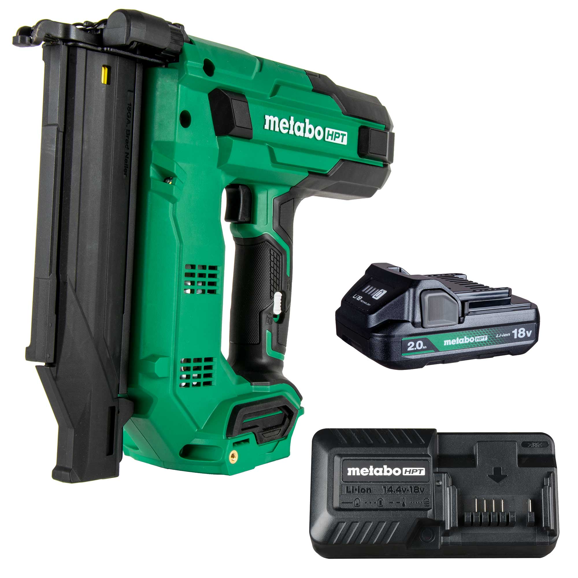 Metabo HPT N1850DGM 18V 2 in. Compact Brad Nailer Kit 2.0Ah