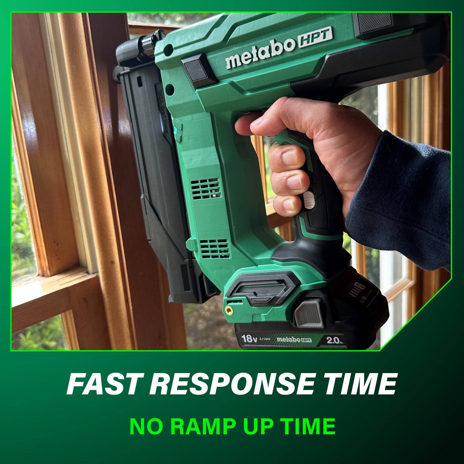 Metabo HPT N1850DGM 18V 2 in. Compact Brad Nailer Kit 2.0Ah