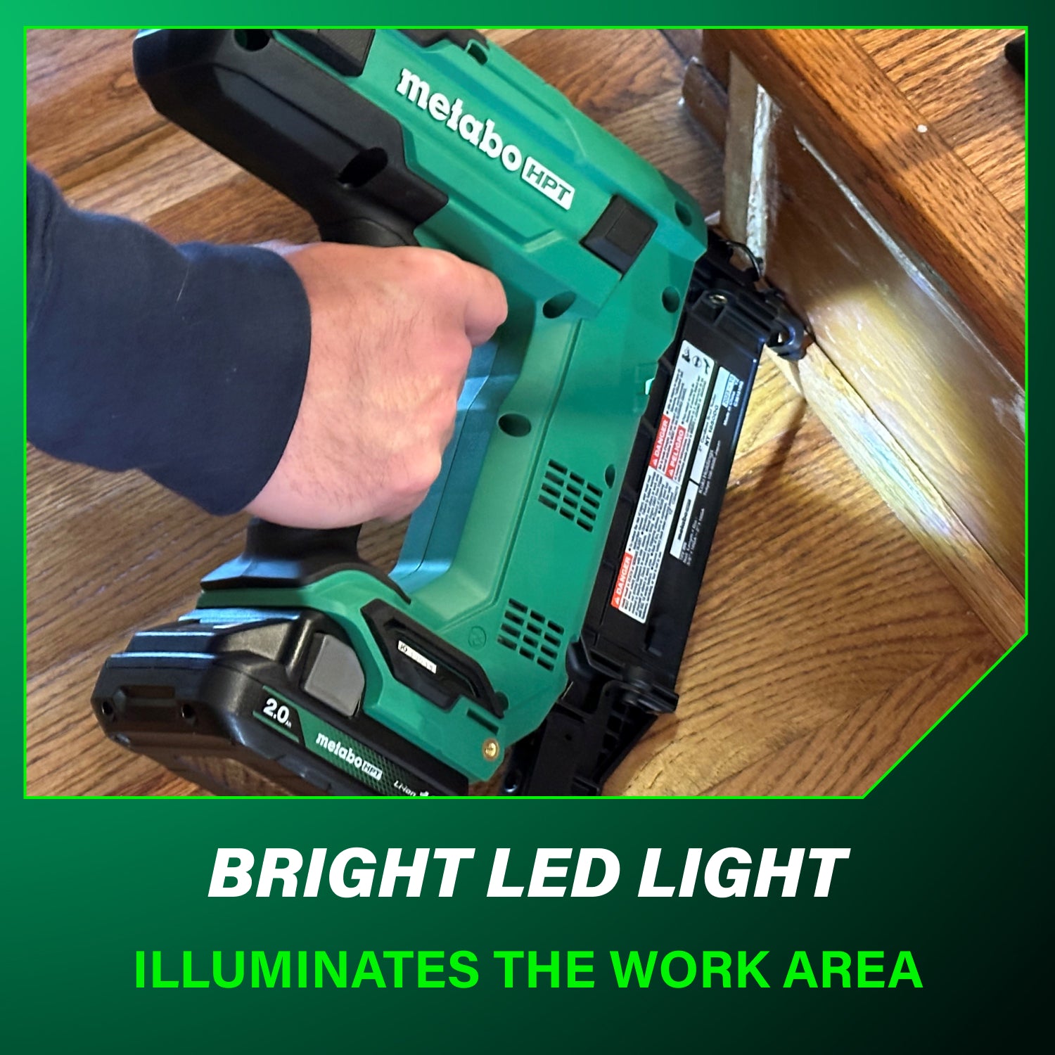 Metabo HPT N1850DGM 18V 2 in. Compact Brad Nailer Kit 2.0Ah