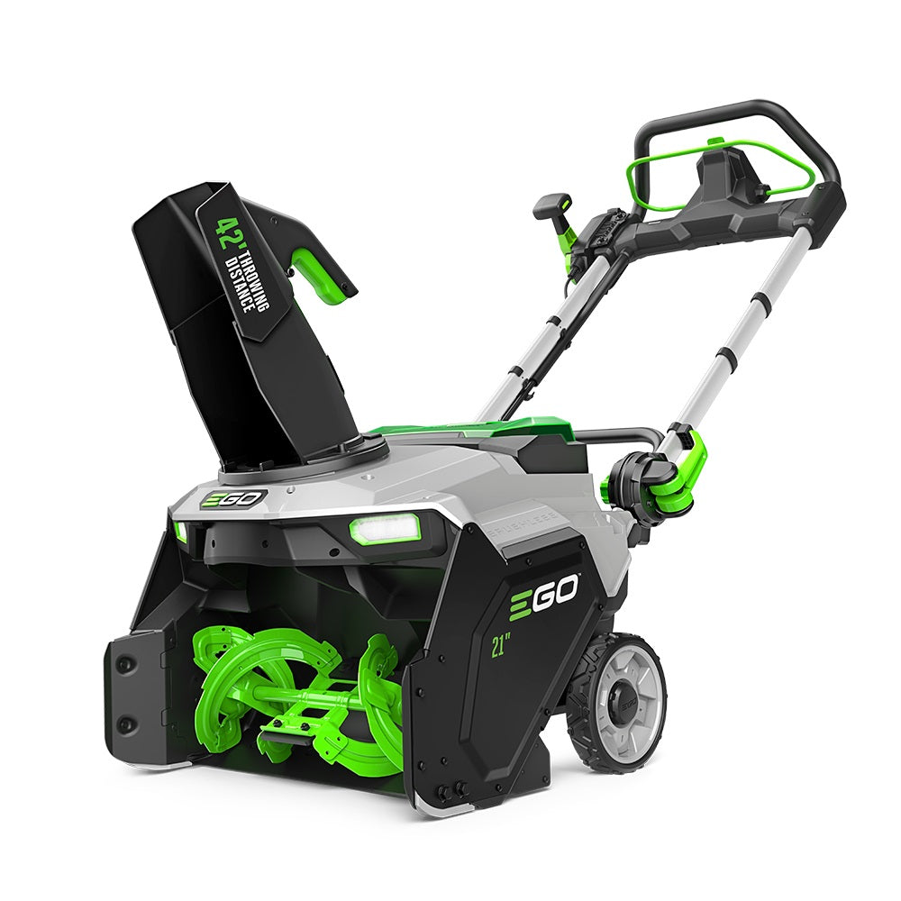 EGO SNT2124 56V Single-Stage Snow Blower Kit 21 in., 2 X 6.0AH (42FT, STEEL AUGER)