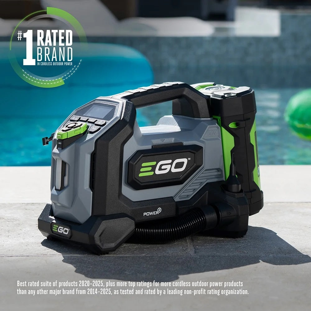 EGO IF1600 56V Compact Inflator Bare W/Removable Light 300Lumen (161 PSI)