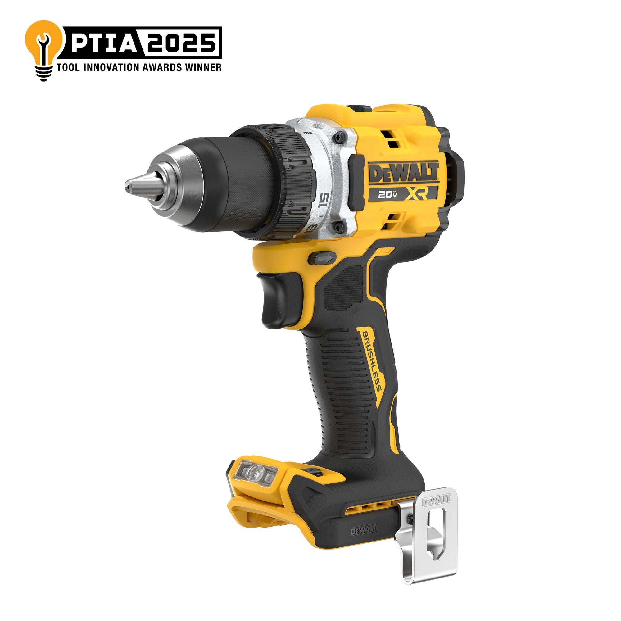 DEWALT DCD801B 20V MAX* XR® Brushless Cordless 1/2 in. Drill/Driver (Tool Only)