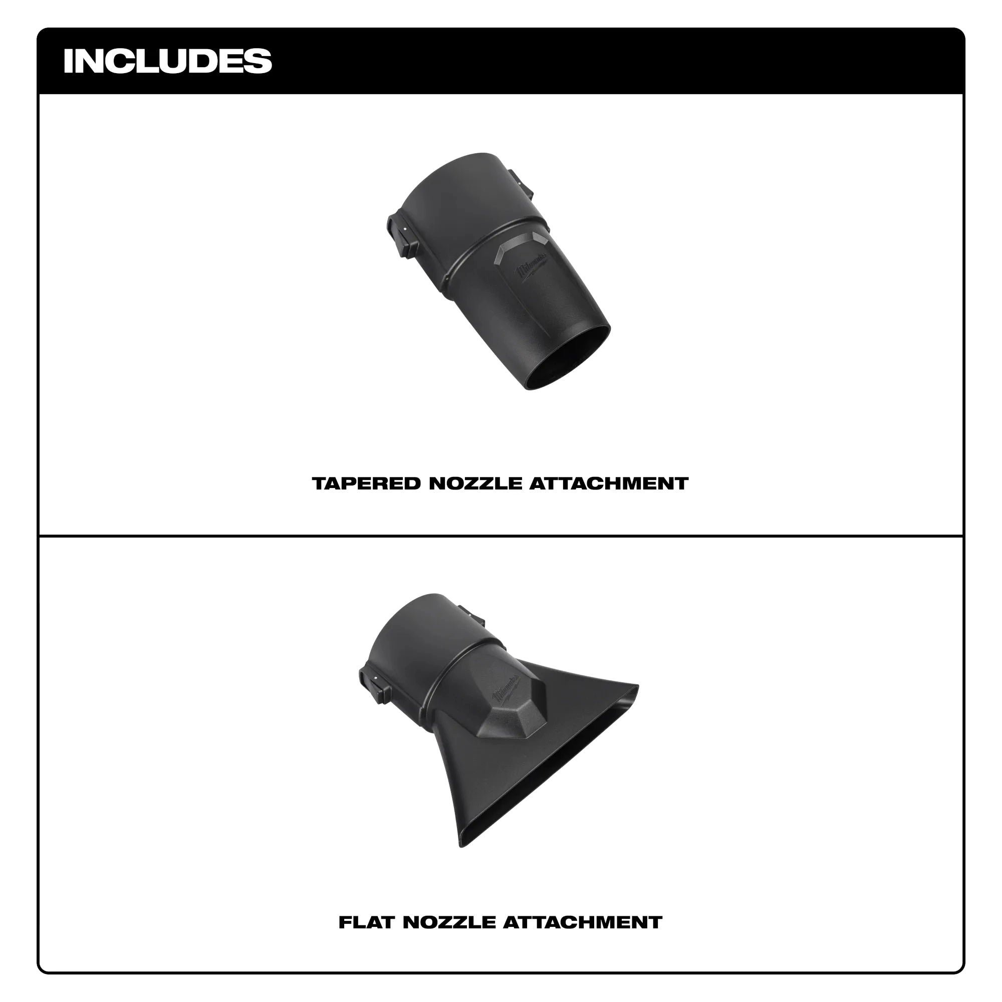 Milwaukee 49-16-2797 Tapered/Flat Blower Attachemnt Set