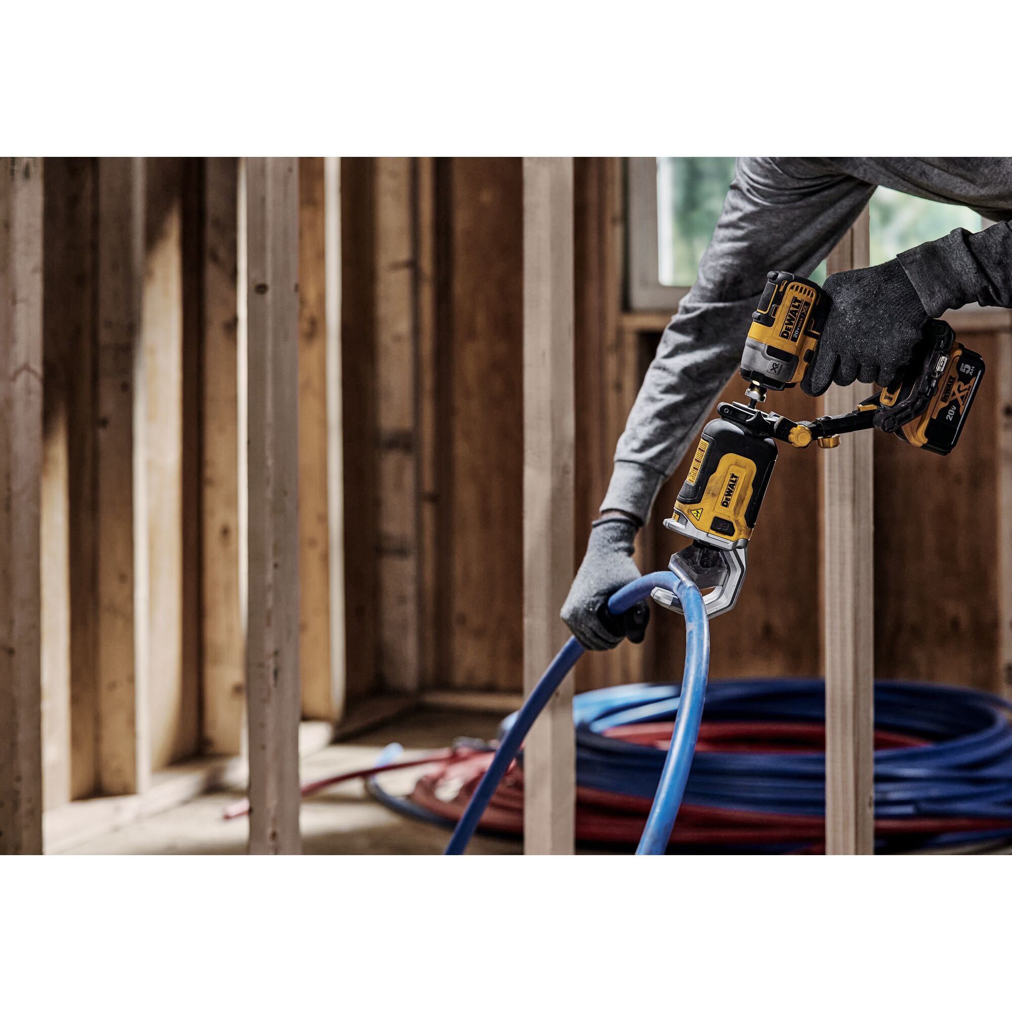 DEWALT DWAPVCIR IMPACT CONNECT™ PVC/PEX Pipe Cutter Attachment
