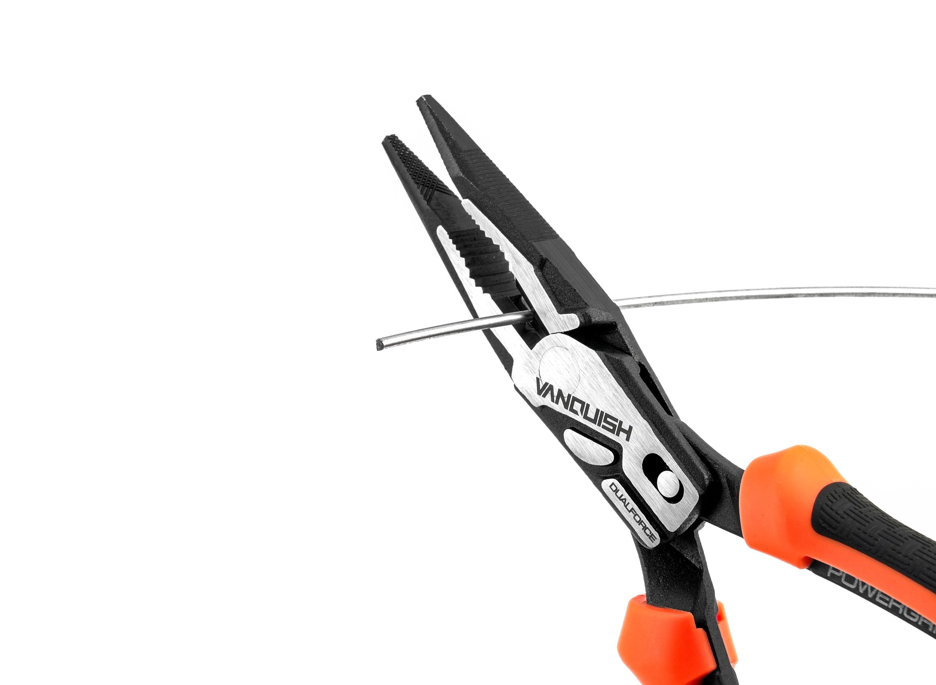 Vanquish 3016 8 in. Dual-Pivot Long Nose Plier