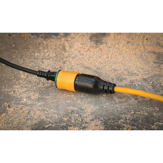 Dewalt DXEC144100100 100 ft. 10/3 SJTW Heavy Duty Outdoor Lighted Single Tap Locking