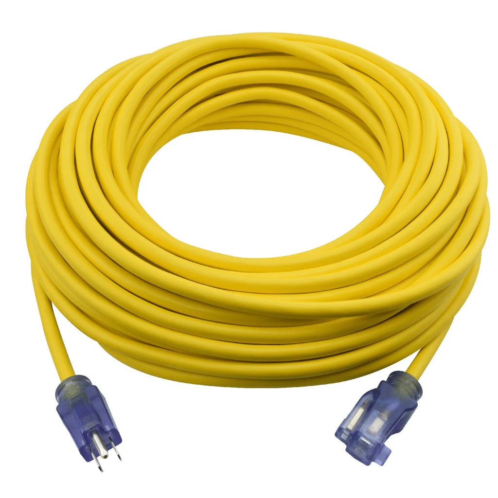 PRIME EC511835 100 ft. 12/3 SJTW Single Tap Extension Cord