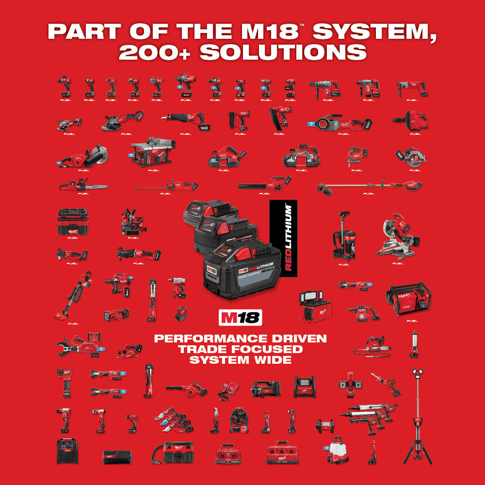 MILWAUKEE 2888-20 M18 FUEL VS, BRAKING GRINDER, PADDLE BARE  5 Inches