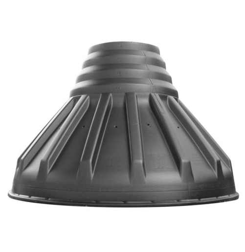 Bigfoot Systems BF36 36 in. footing form base, front ecommerce view for 12 in. to 18 in. construction tubes