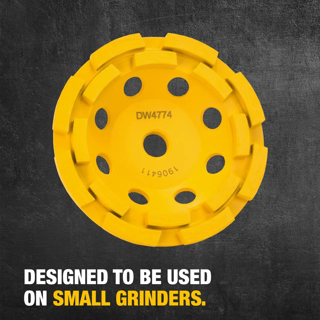 Dewalt DW4774 Double Row Diamond Cup 4-1/2 in. X 5/8-11