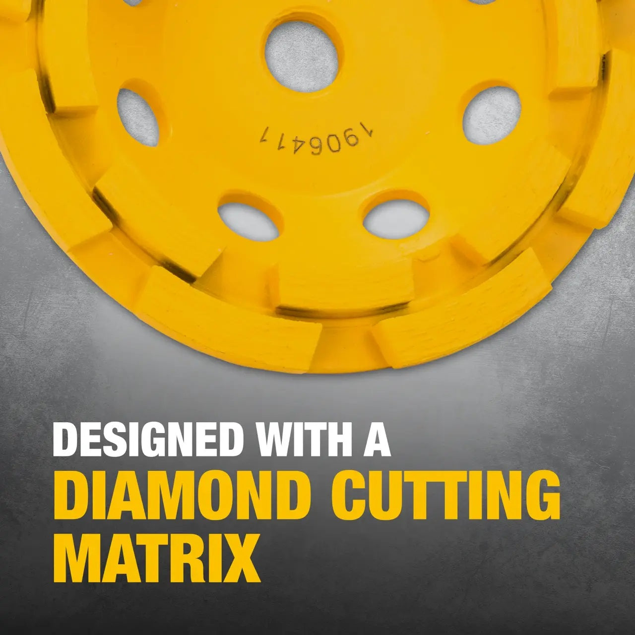 Dewalt DW4774 Double Row Diamond Cup 4-1/2 in. X 5/8-11
