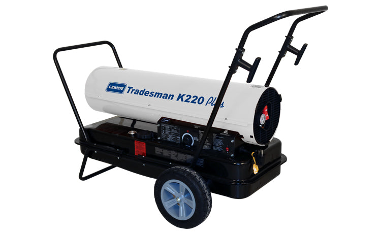 LB White Tradesman K220 Portable Forced-Air Kerosene Heater